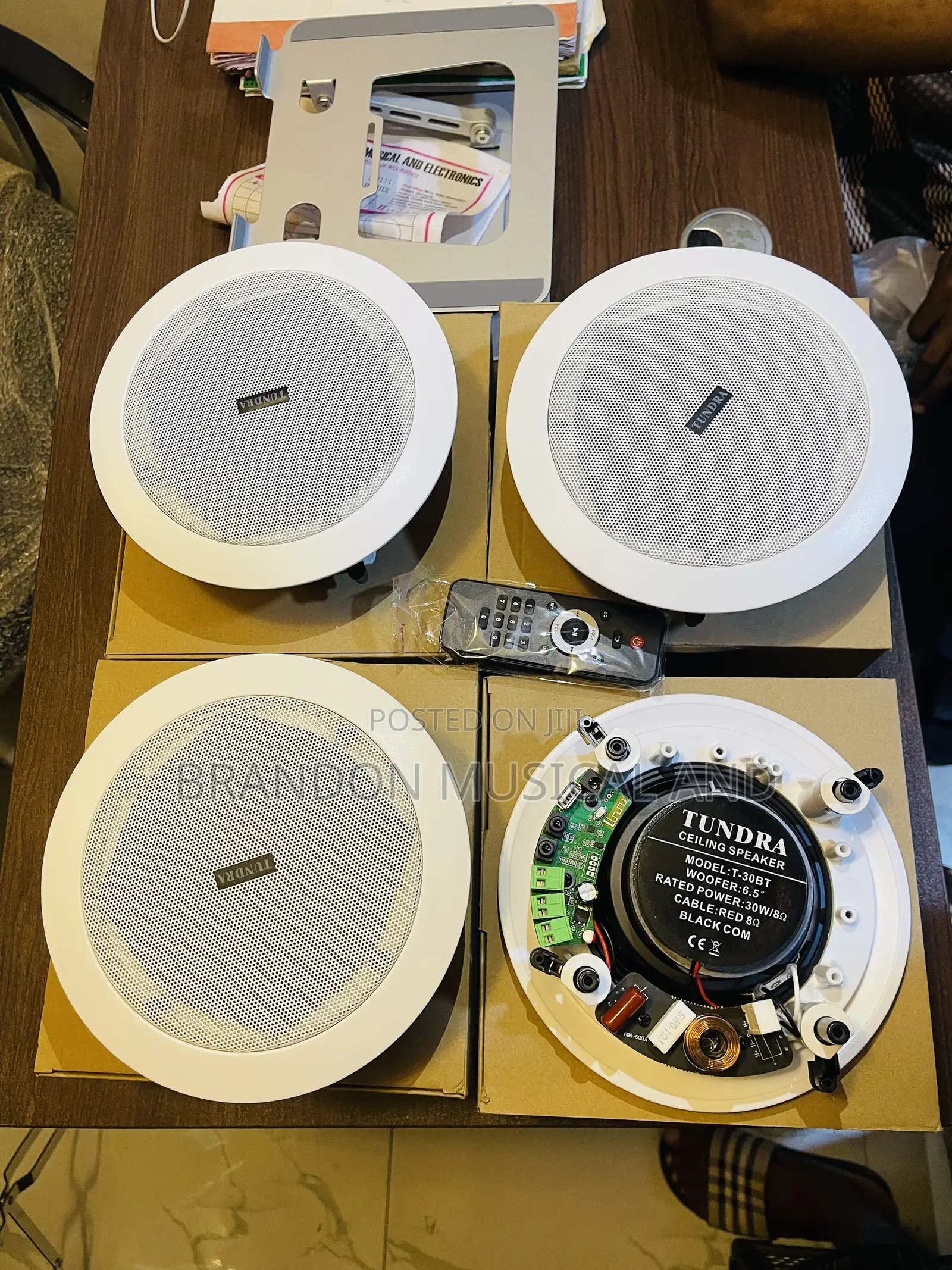 4 in One Bluetooth Ceiling Speaker With Remote