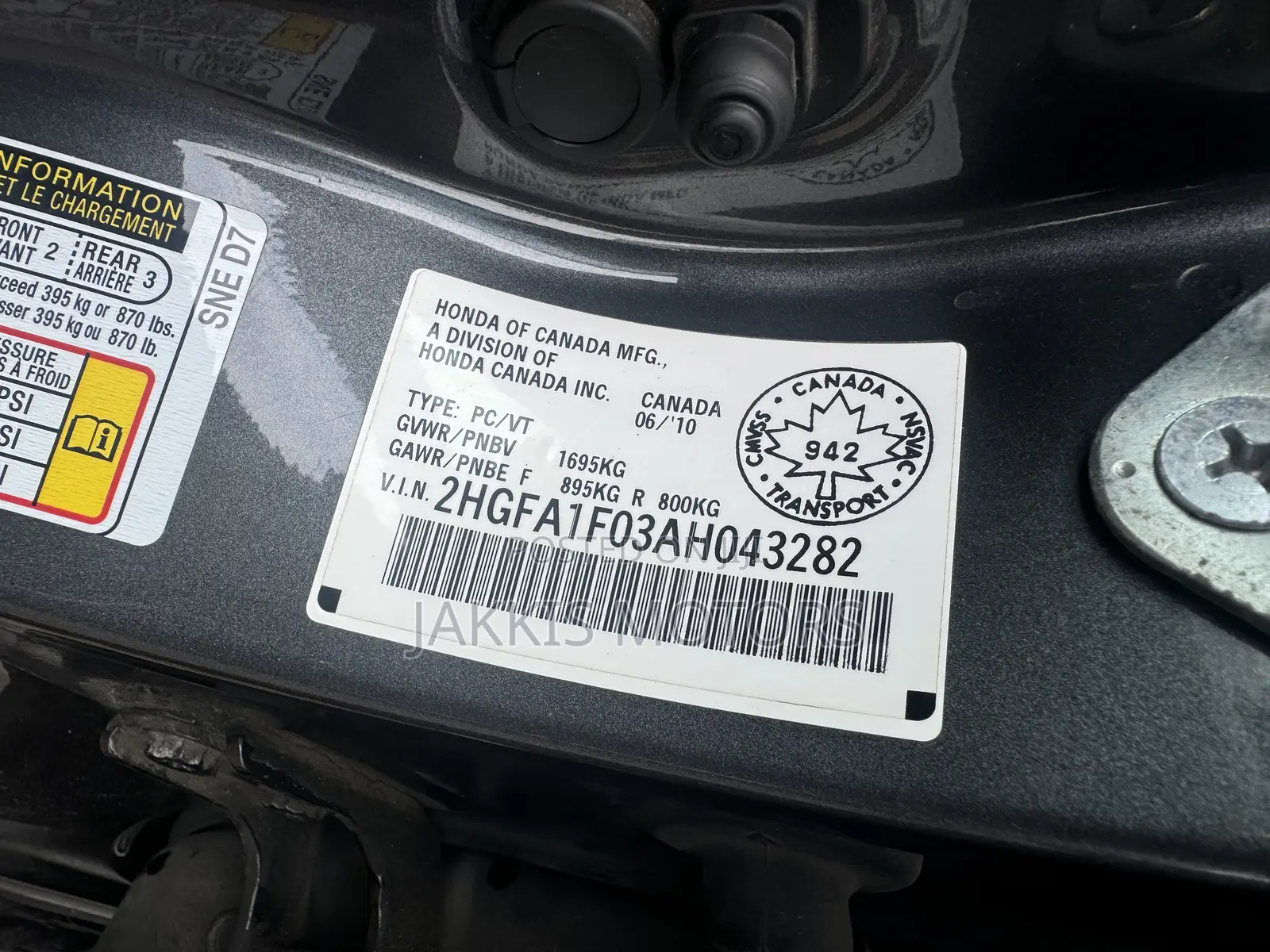 Honda Civic 2010 Gray