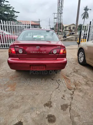 Toyota Corolla 2002 Red