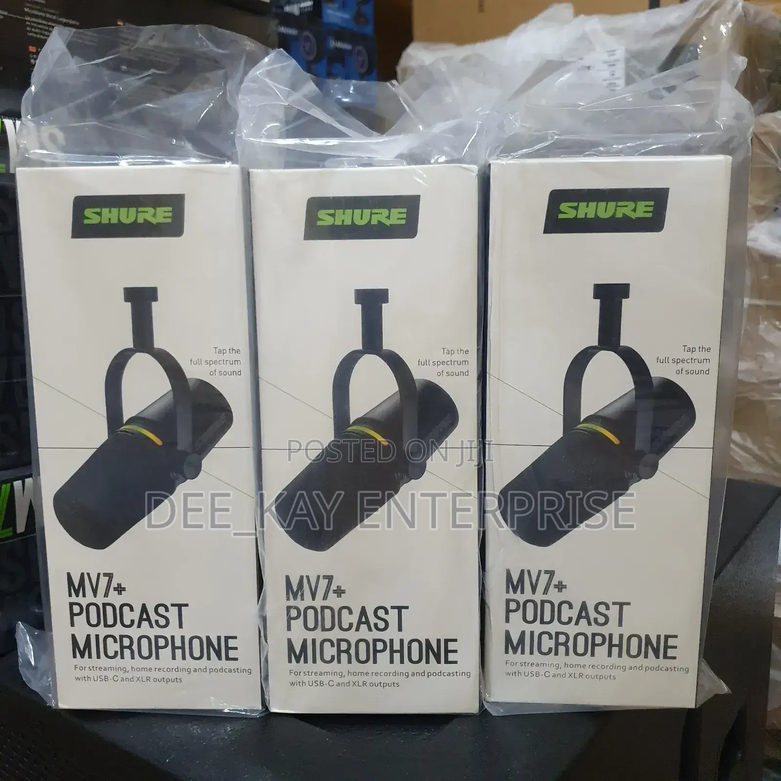 Original Shure Mv7+ Podcast Microphone
