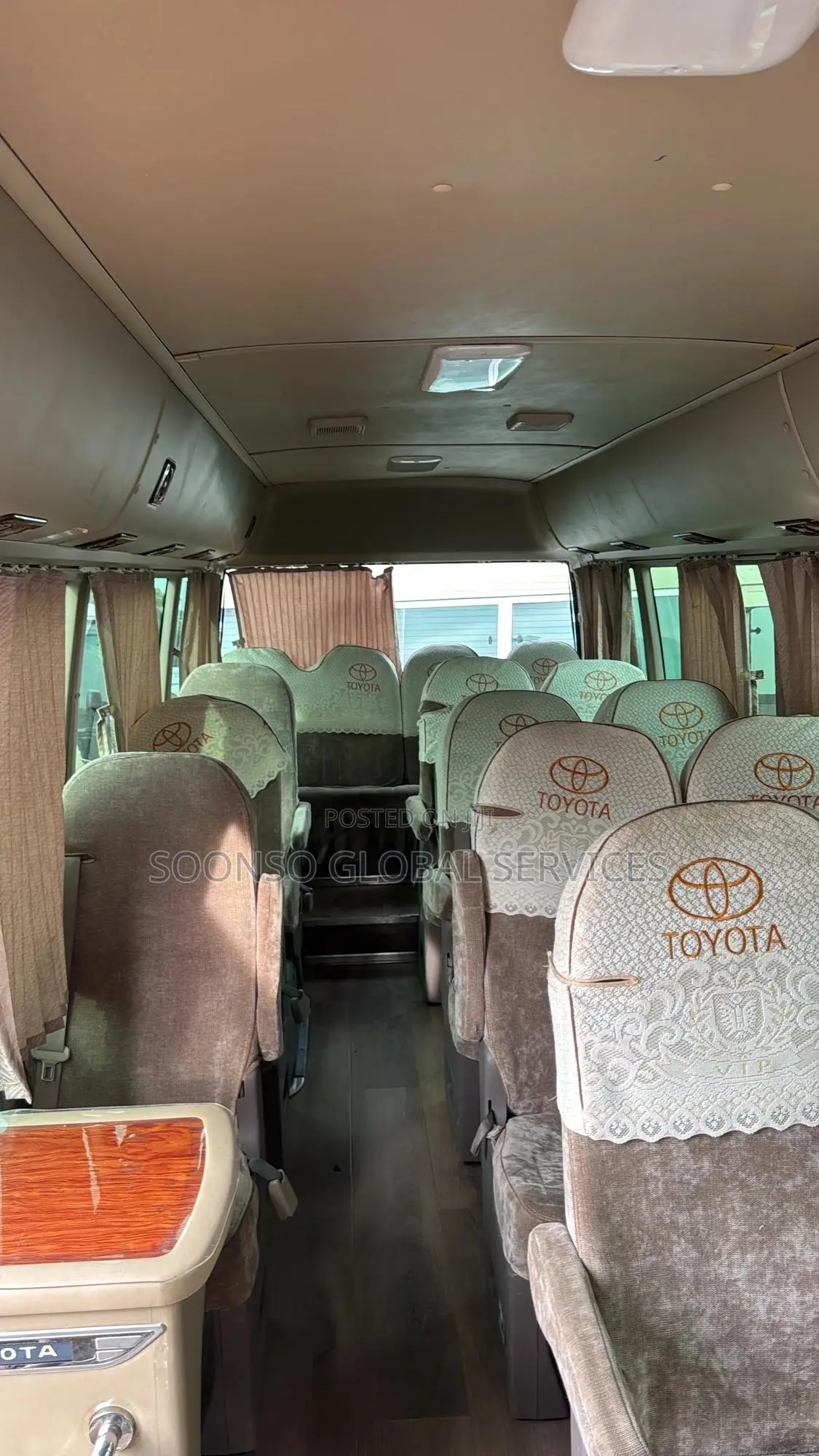 Toyota Coaster 2018 Gold
