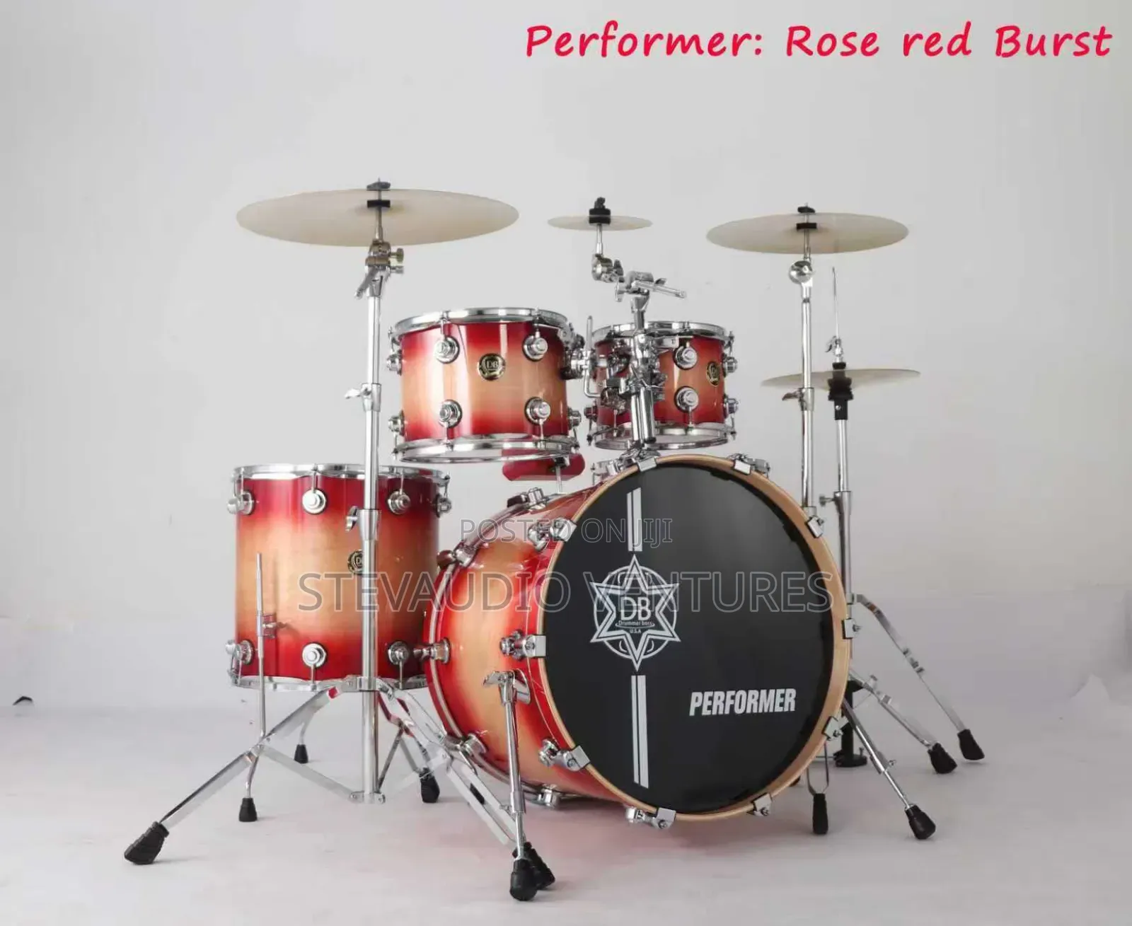 Db Professional 5pcs Drum Set Performer Series.