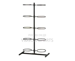 5 Tiers Standing Sport Ball Rack