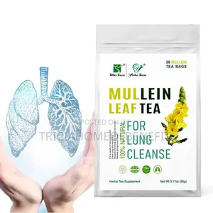 🌿 Mullein Leaf Tea – Natural Lung Cleanser