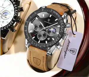 Poedagar Strong Leather Watch