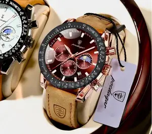 Poedagar Strong Leather Watch