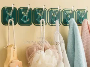 6in1" Self Adhesive Sticky Wall Hook _(6pcs)