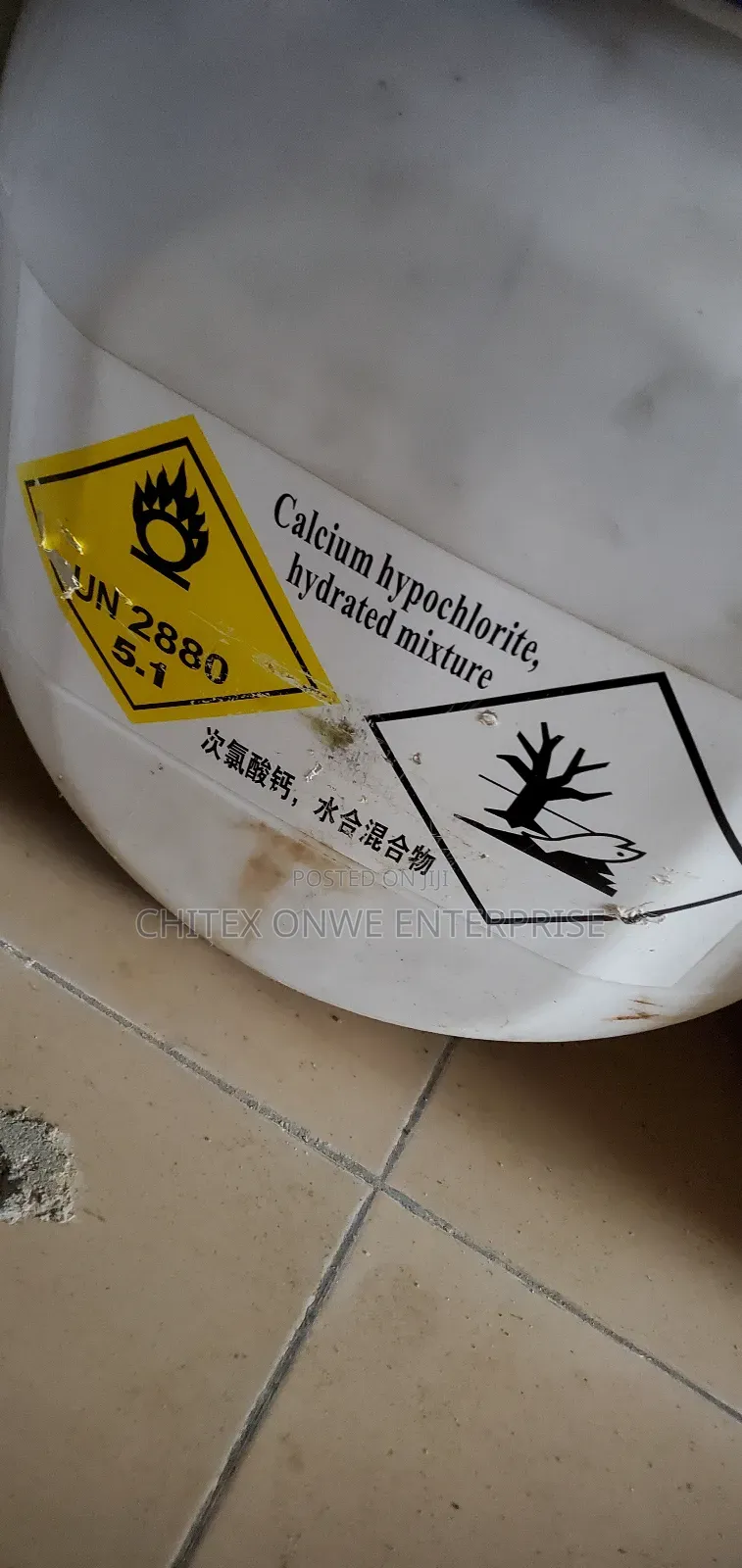 Calcium Hypochlorite, (Hydrated Mixture)