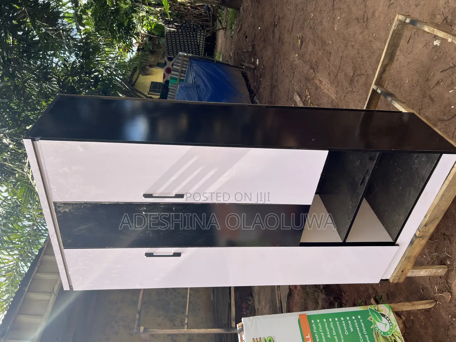 6x3 Black White Wardrobe