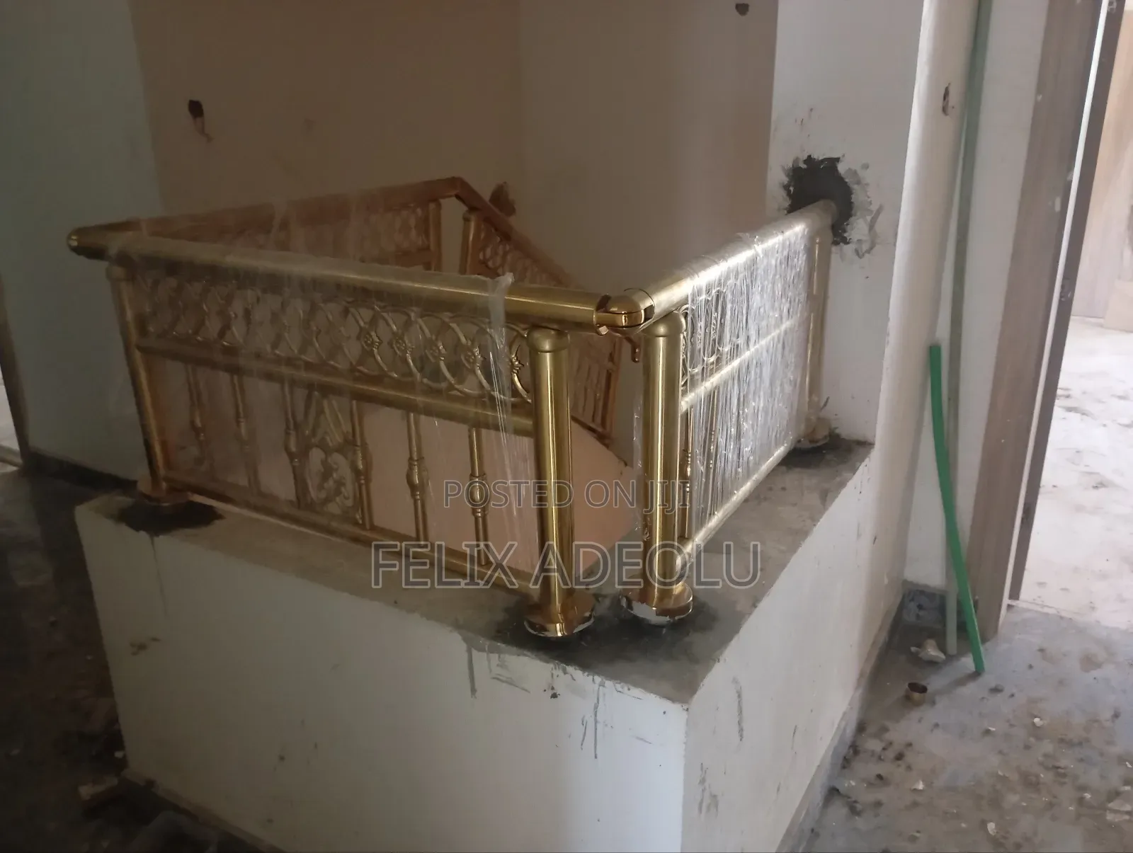 Handrails With Gold Colors