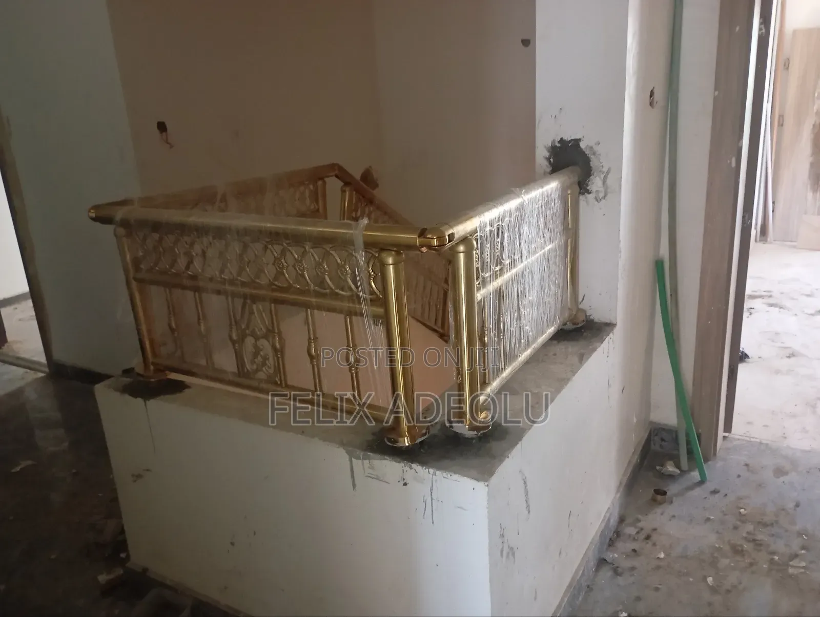 Handrails With Gold Colors