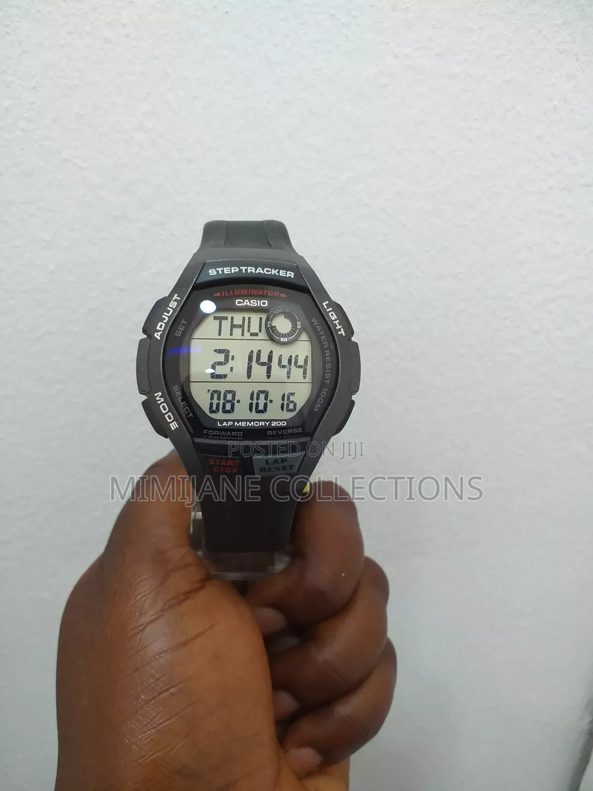 Casio Watch Step Tracker.