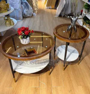 Fancy Amber Center Table