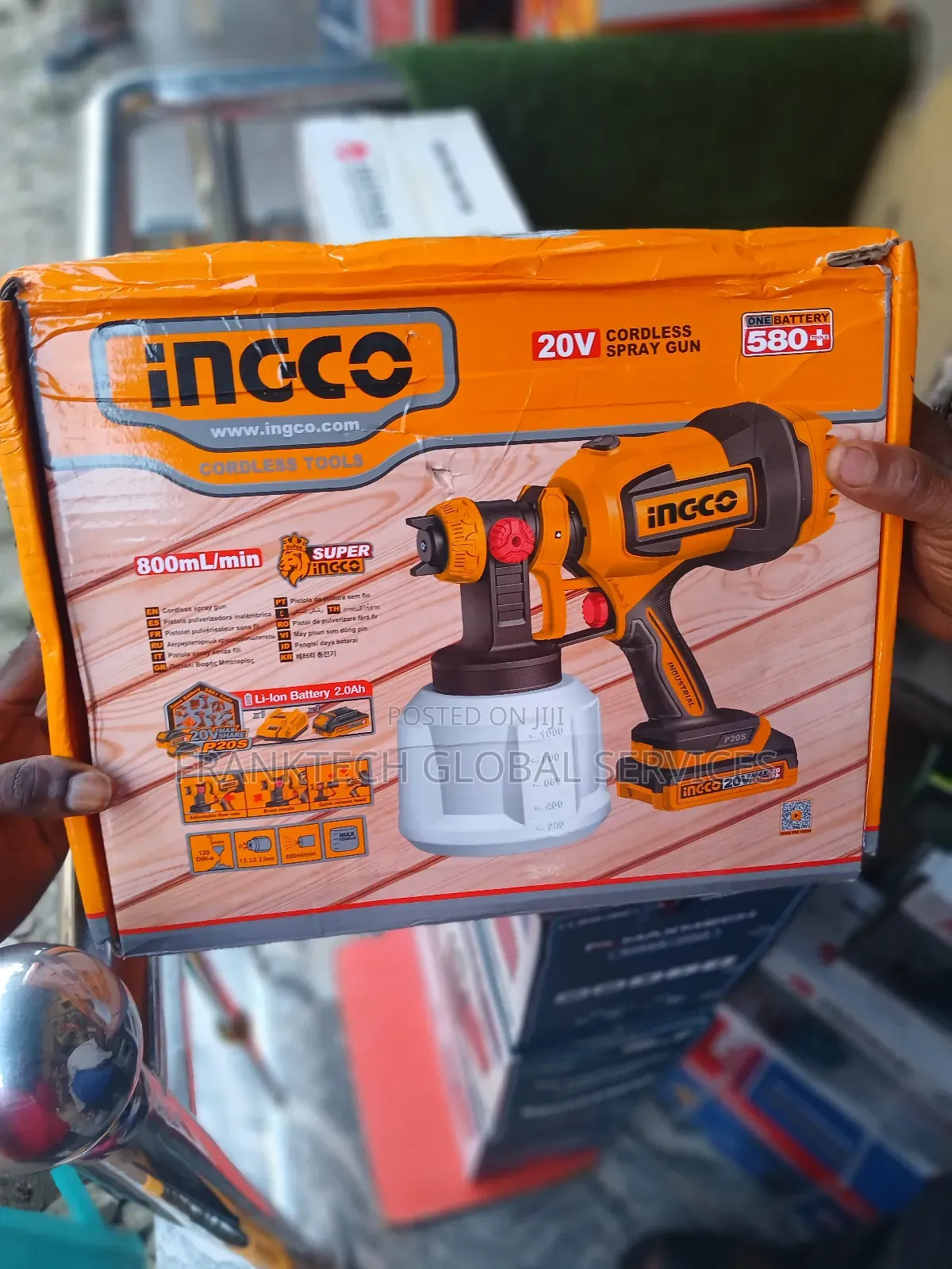Ingco Cordless Spray Gun 20v