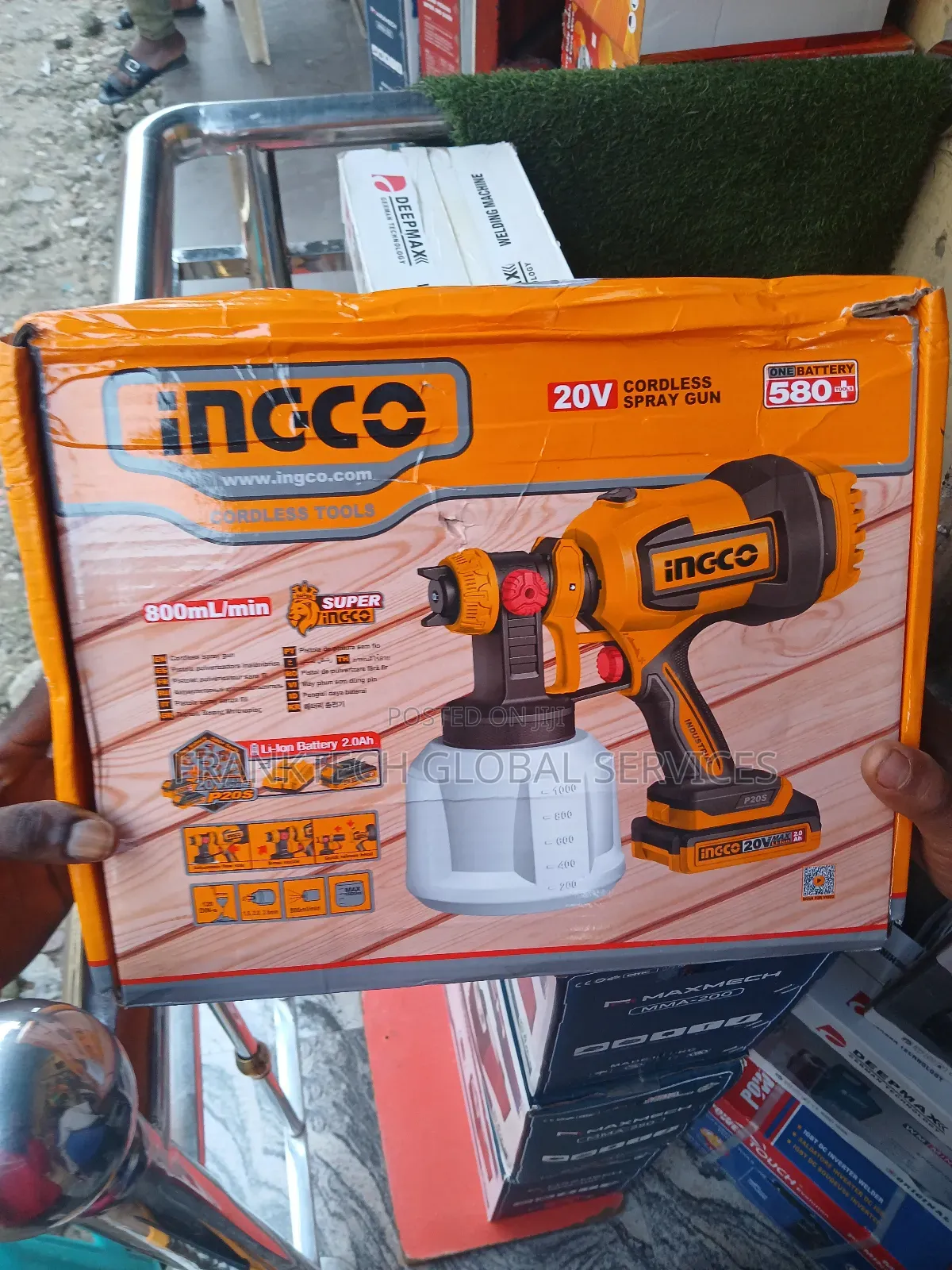 Ingco Cordless Spray Gun 20v