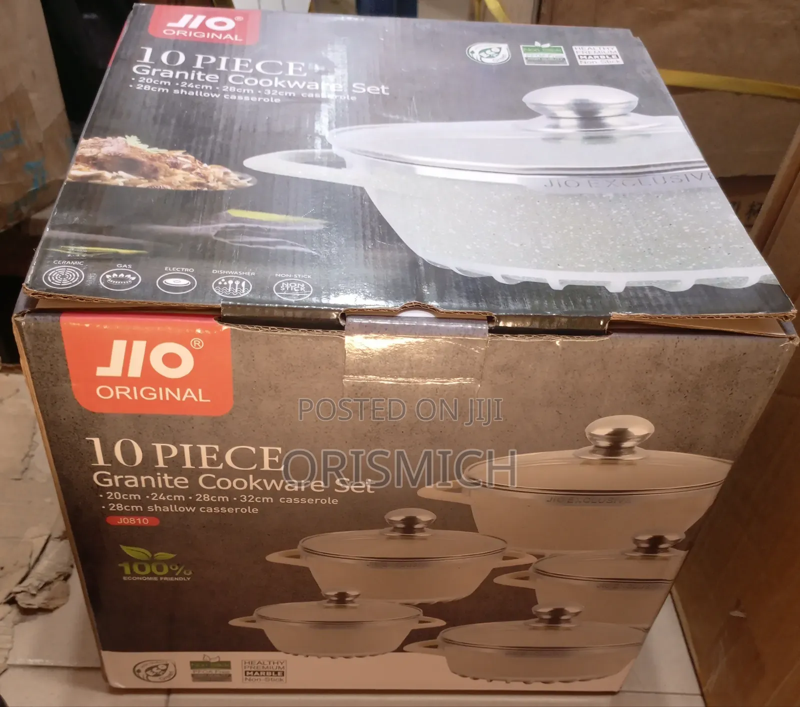 10 Piece Granite Cookware Set