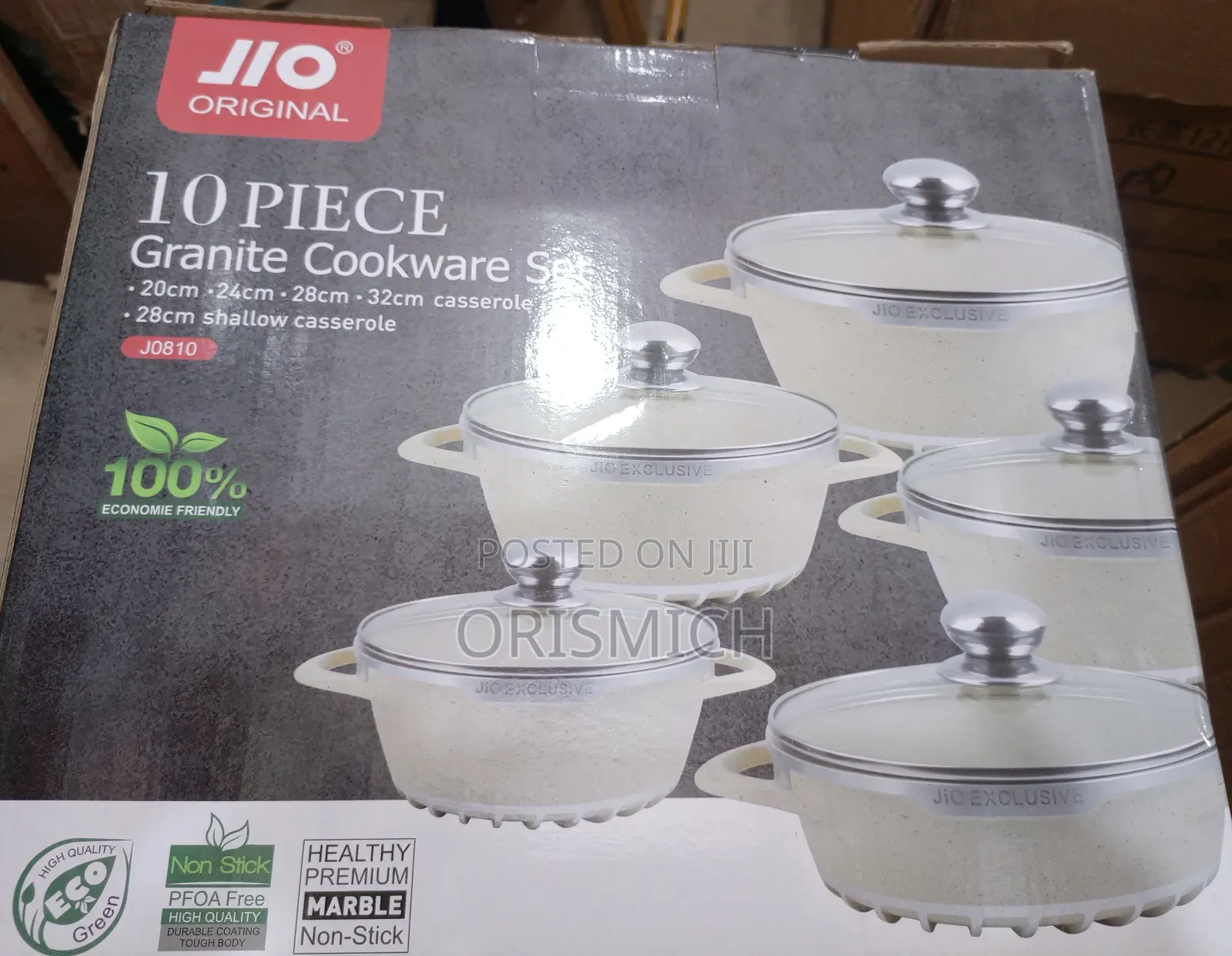10 Piece Granite Cookware Set