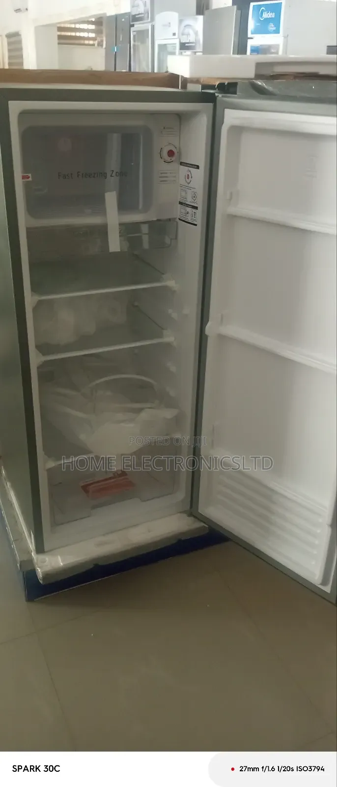Tornado Standing Fridge 183 Liters