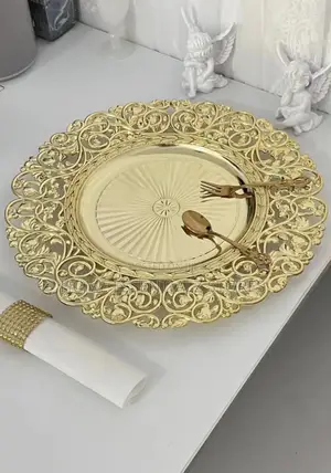 Luxury Charger Plates - Gold Charger Plate