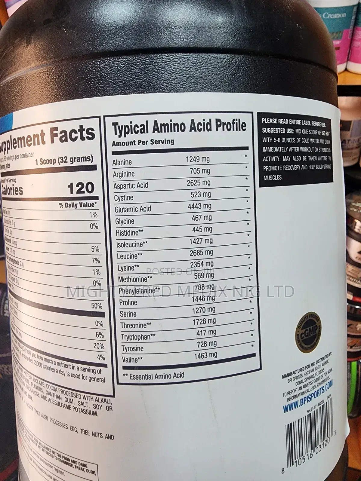 Bpi Sport Iso Hd Protein Isolate