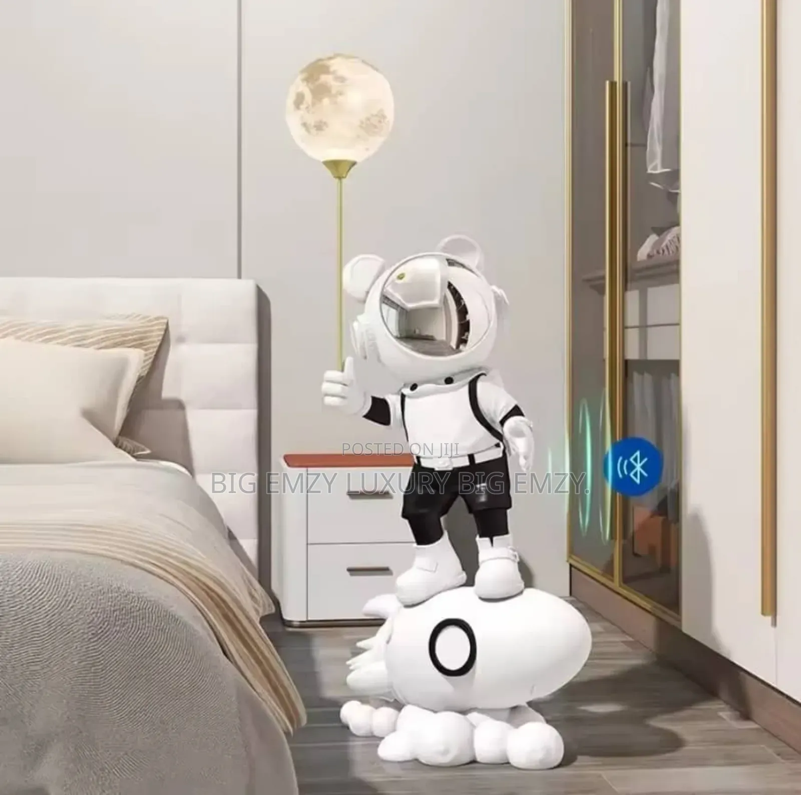Modern Astronaut Moon Statue Floor Lamps