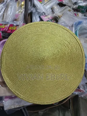 12pcs Quality Luxury Gold Table Mat/Place Mat