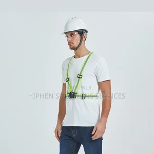 Elastic Adjustable Reflective Suspender Vest For Cyclists In Nigeria