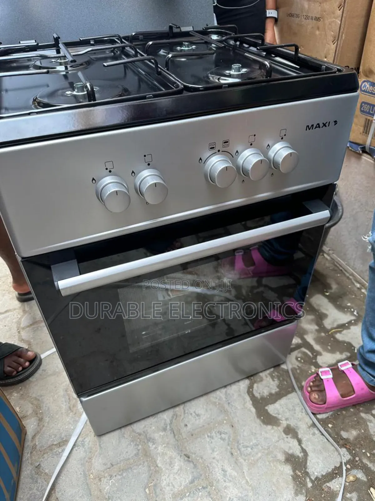 Maxi Standing Gas Cooker 4 Burner