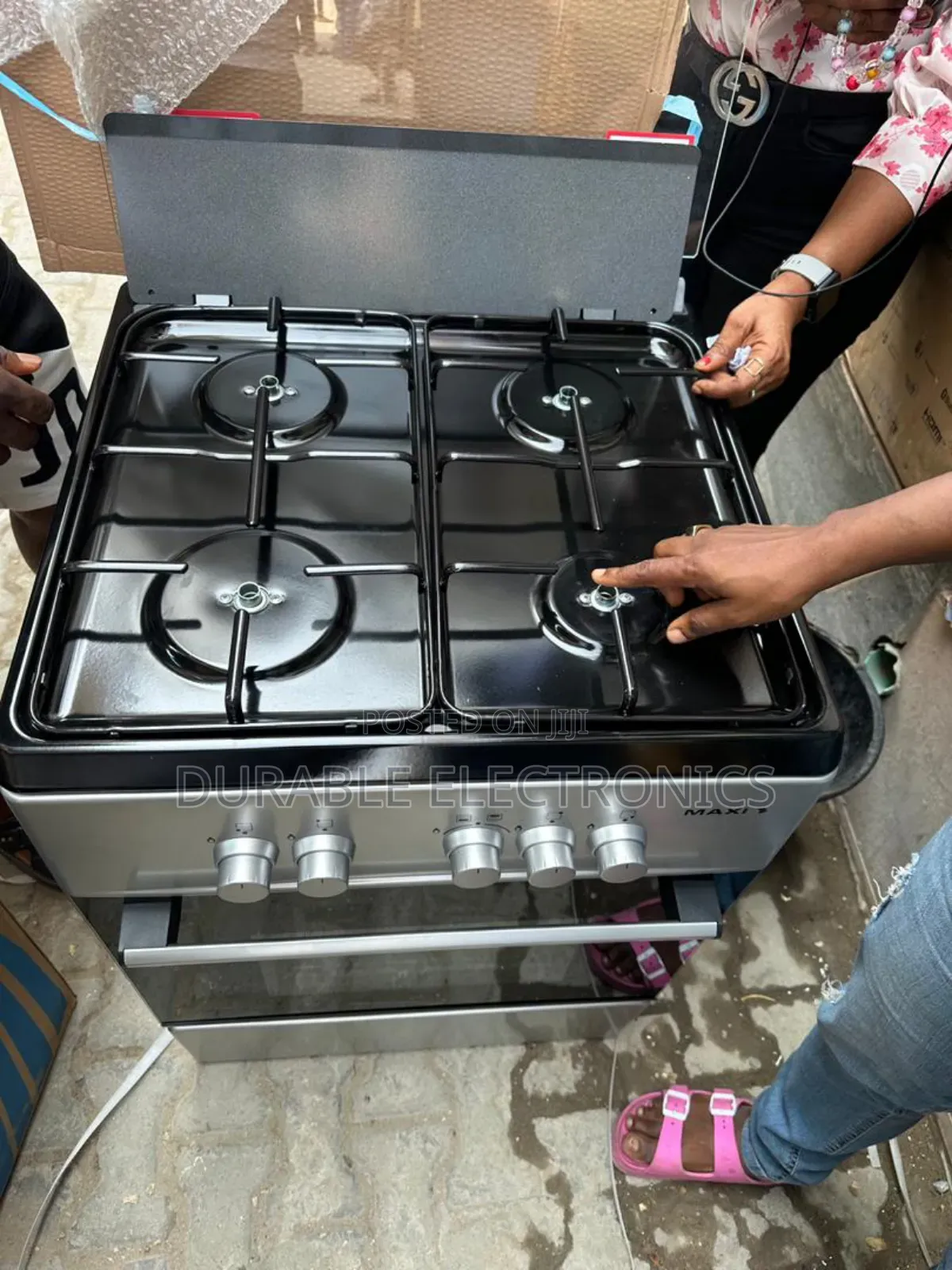 Maxi Standing Gas Cooker 4 Burner