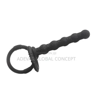 Double Point Ring Silicone Beaded Anal Plug Locking Ring Butt Plug