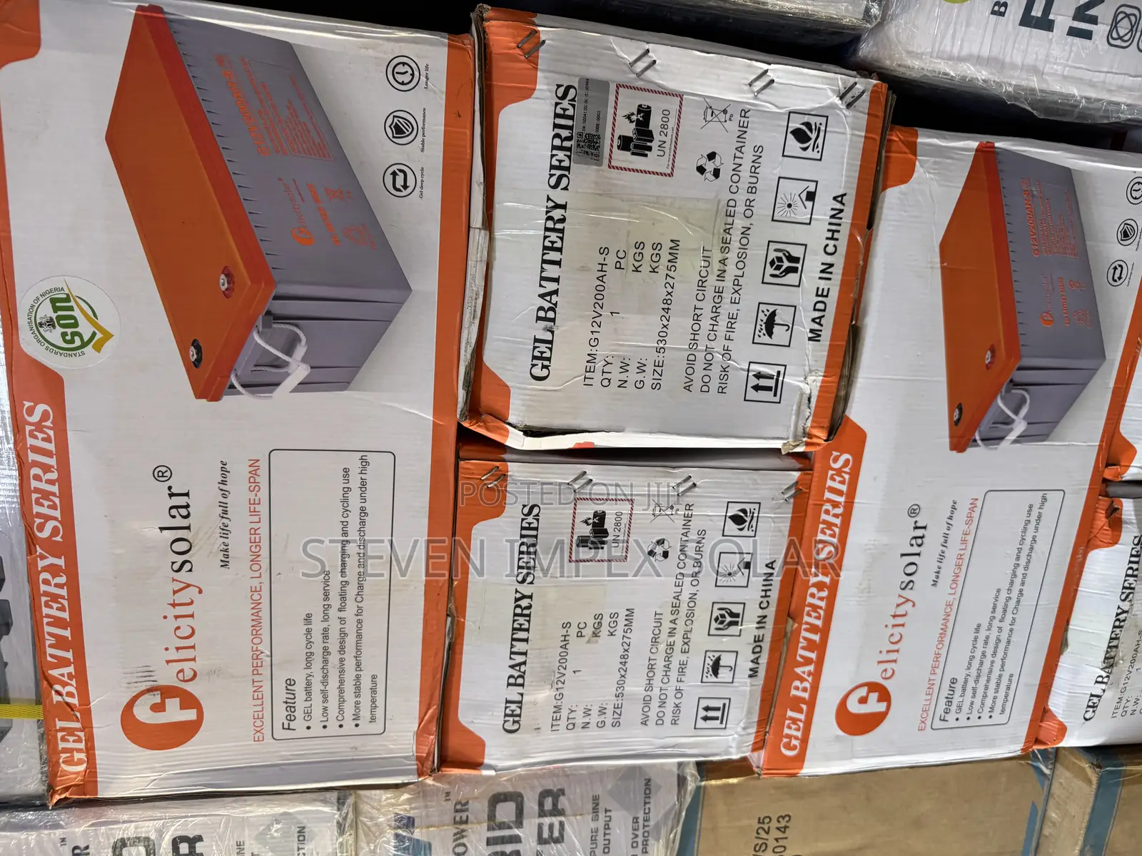 Felicity Deep Cycle Solar Battery 200ah 12v