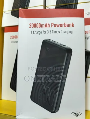 Itel 20000mah Power Bank.