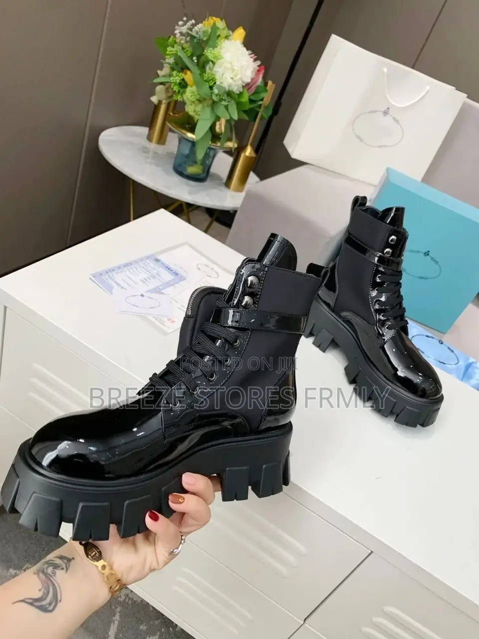 Prada Hiking Boots for Ladies