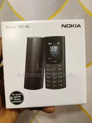 New Nokia 105 4G Black