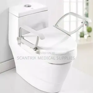 Foldable Raised Toilet Chair With Arm Support in Nigeria by Scantrik