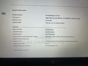 Laptop HP EliteBook 725 G4 8GB AMD A10 SSD 128GB