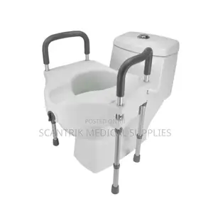 Foldable Toilet Frame With Armrest in Nigeria by Scantrik