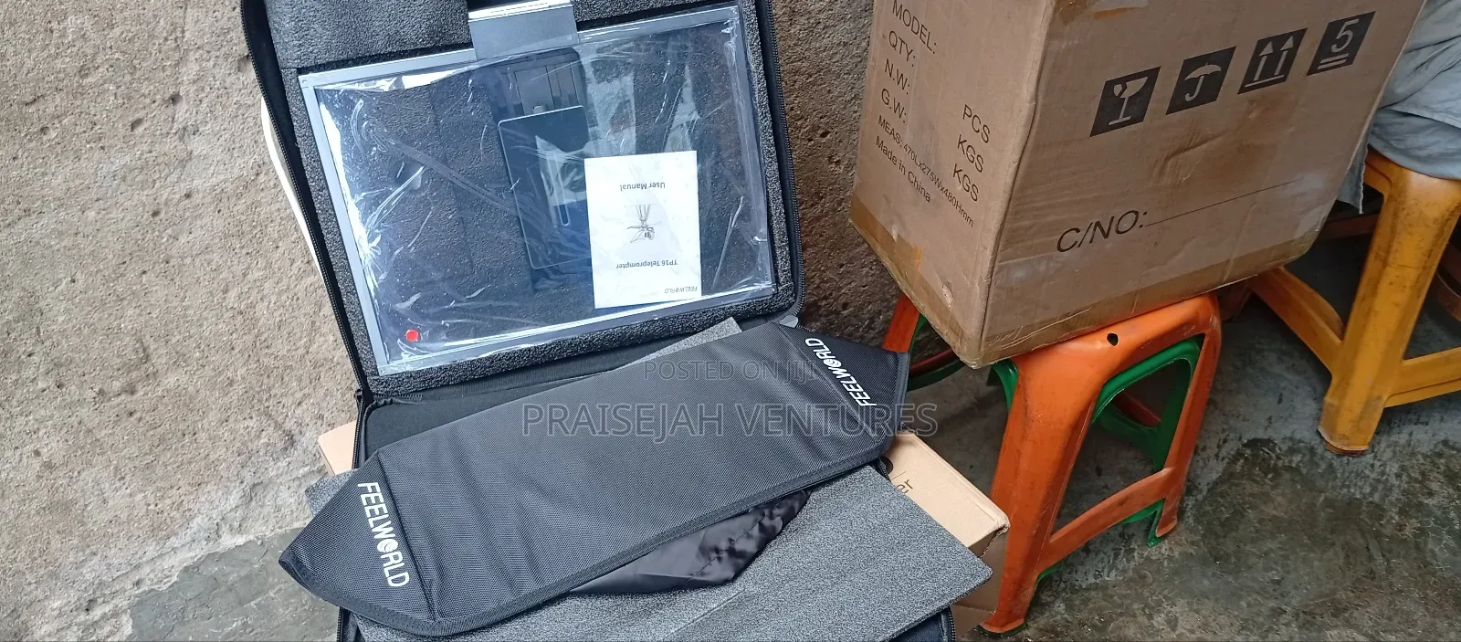 Feelworld Tp16 16inch Tablet Horizontal Vertical Folding Teleprompter