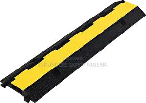Goplus 2-channel Rubber Cable Protector Ramp – Heavy Duty