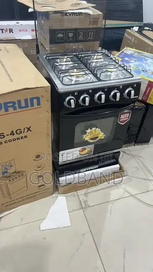 Skyrun 4 Burner Standing Gas Cooker