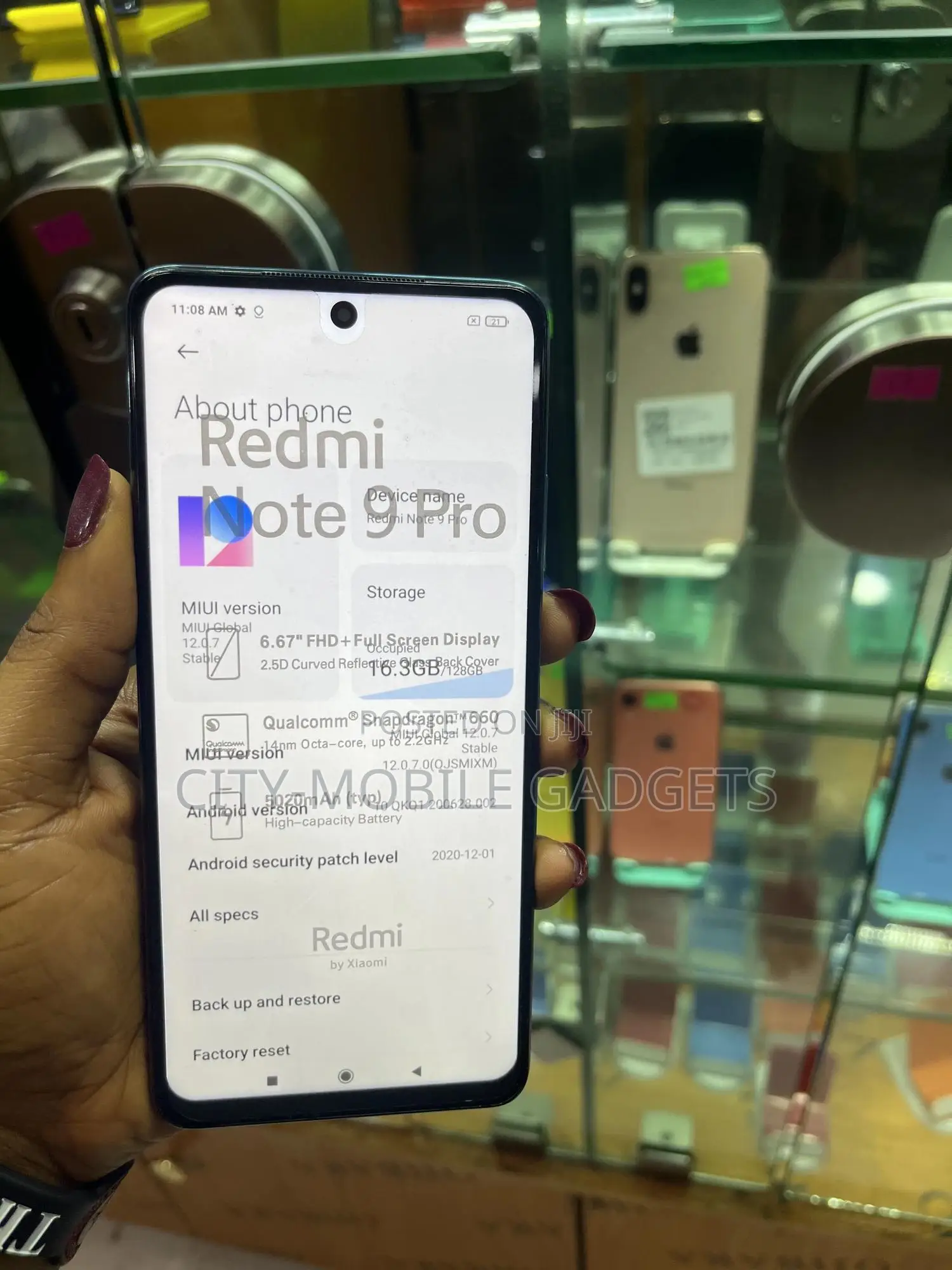 Xiaomi Redmi Note 9 Pro 128 GB Blue