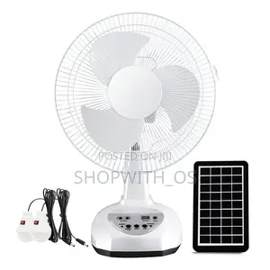 Rechargeable Solar Fan