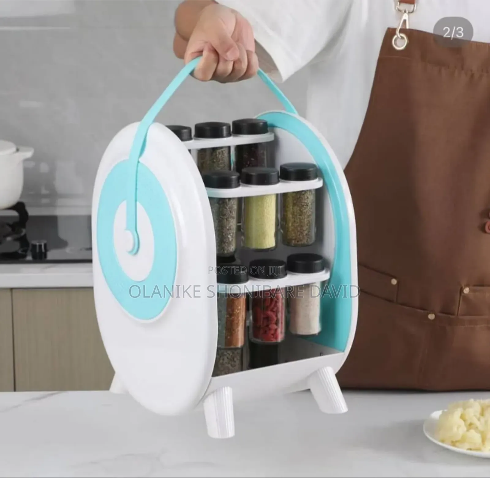 18 Jar Rotating Spice Rack