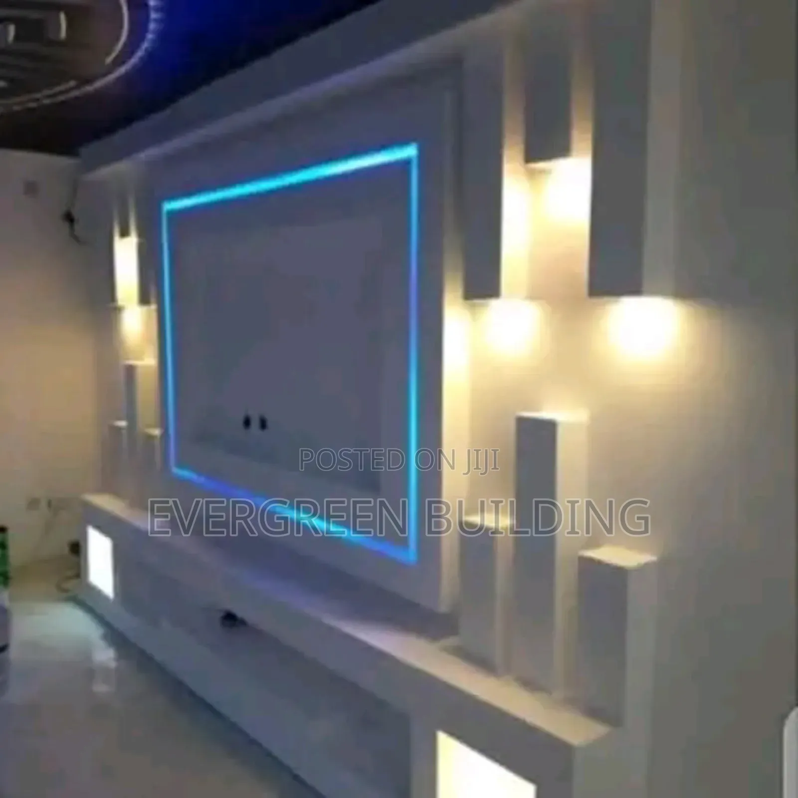 Pop TV Stand, Ceiling, Wall Screeding