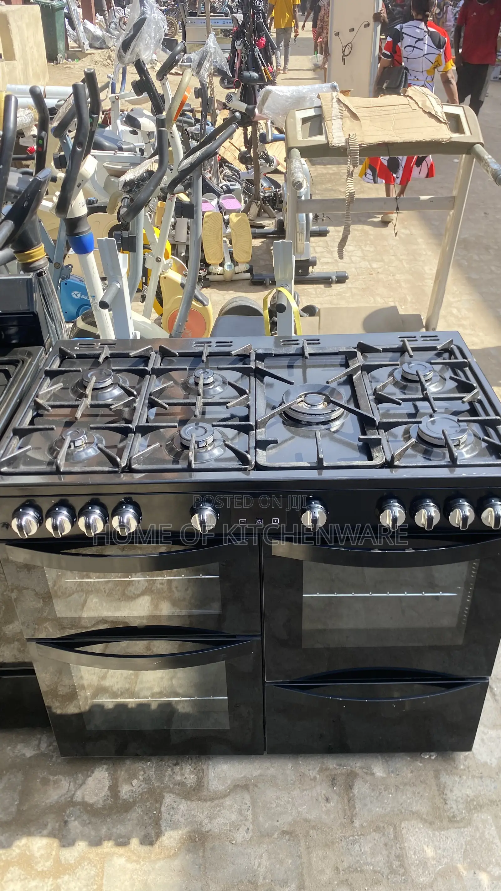 Standing Gas Cooker 7burner All Gas