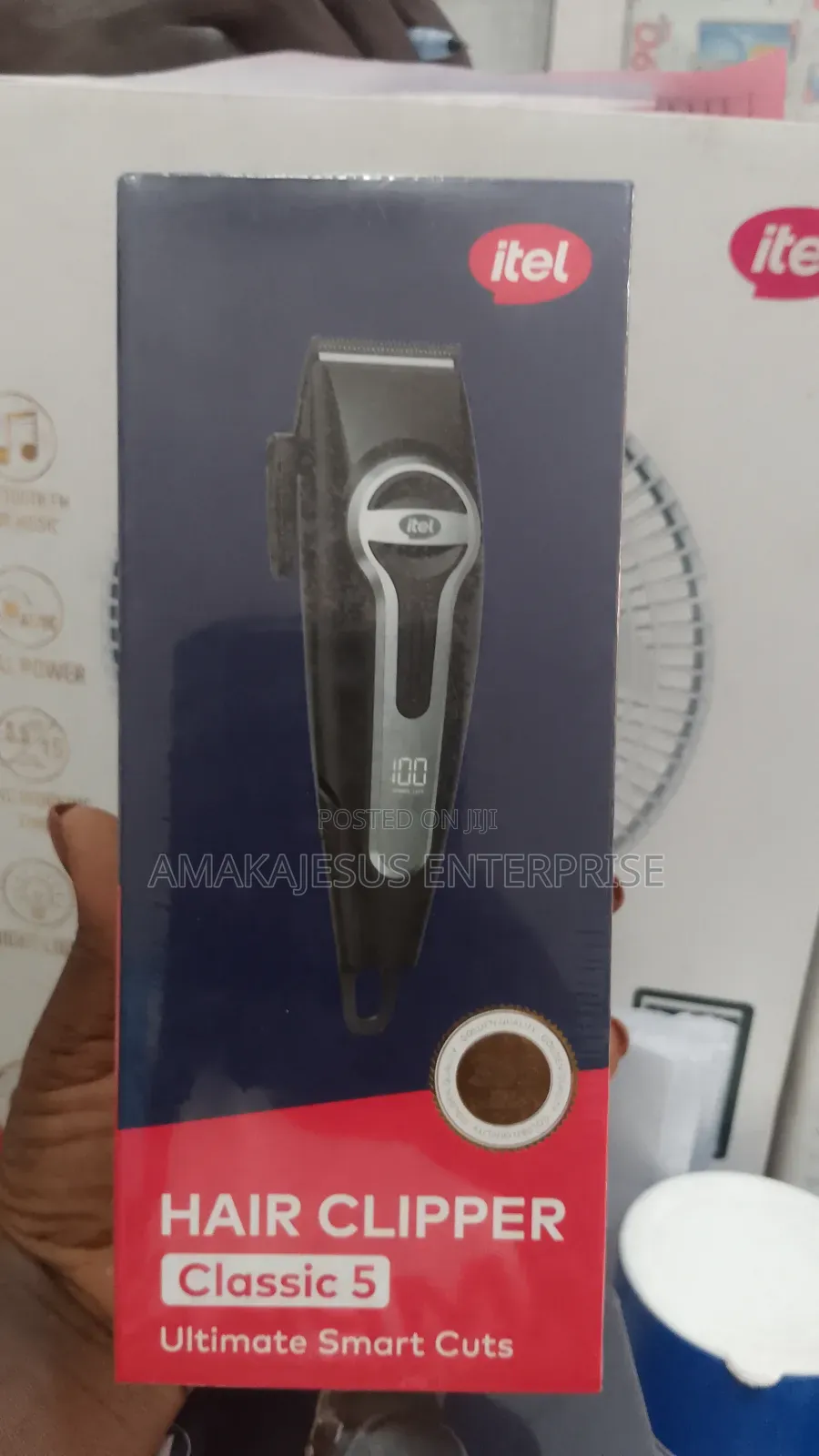 Itel Multi-function Rechargeable Hair Clipper (Ihc-38)