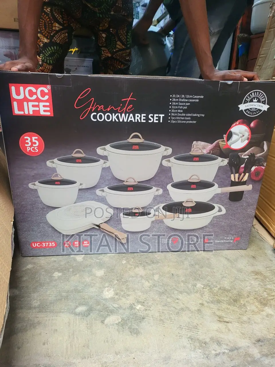 35pcs Granite Cookware Set