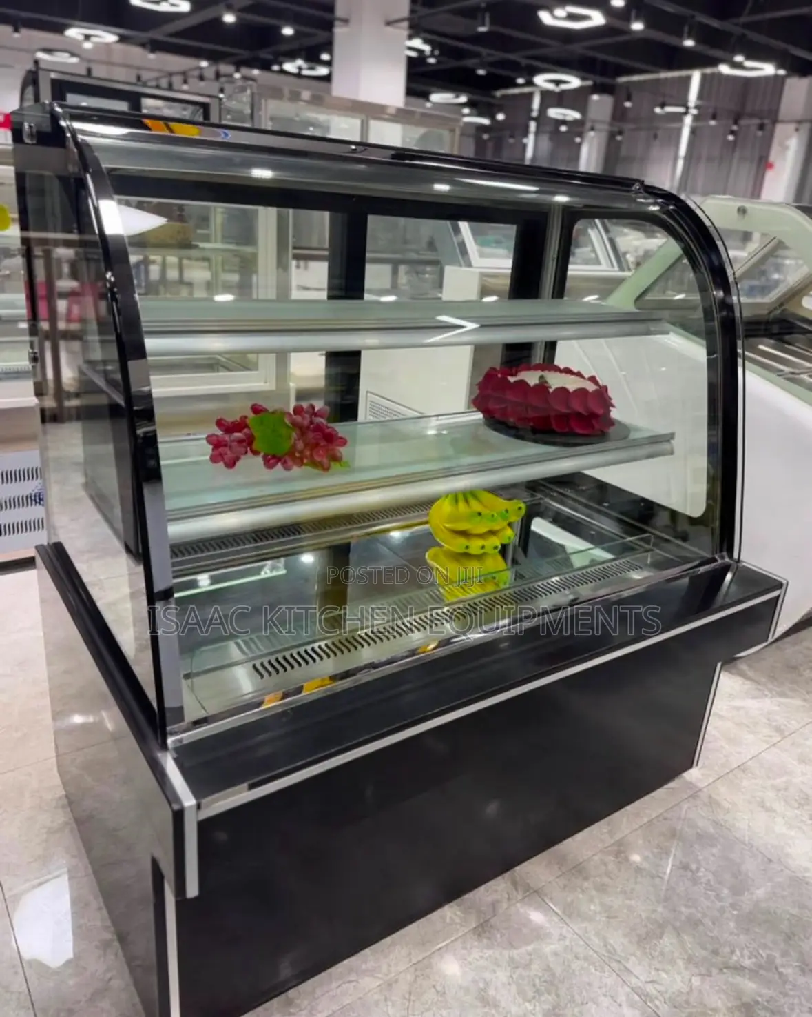 5ft Curved Glass Cake Display Chiller