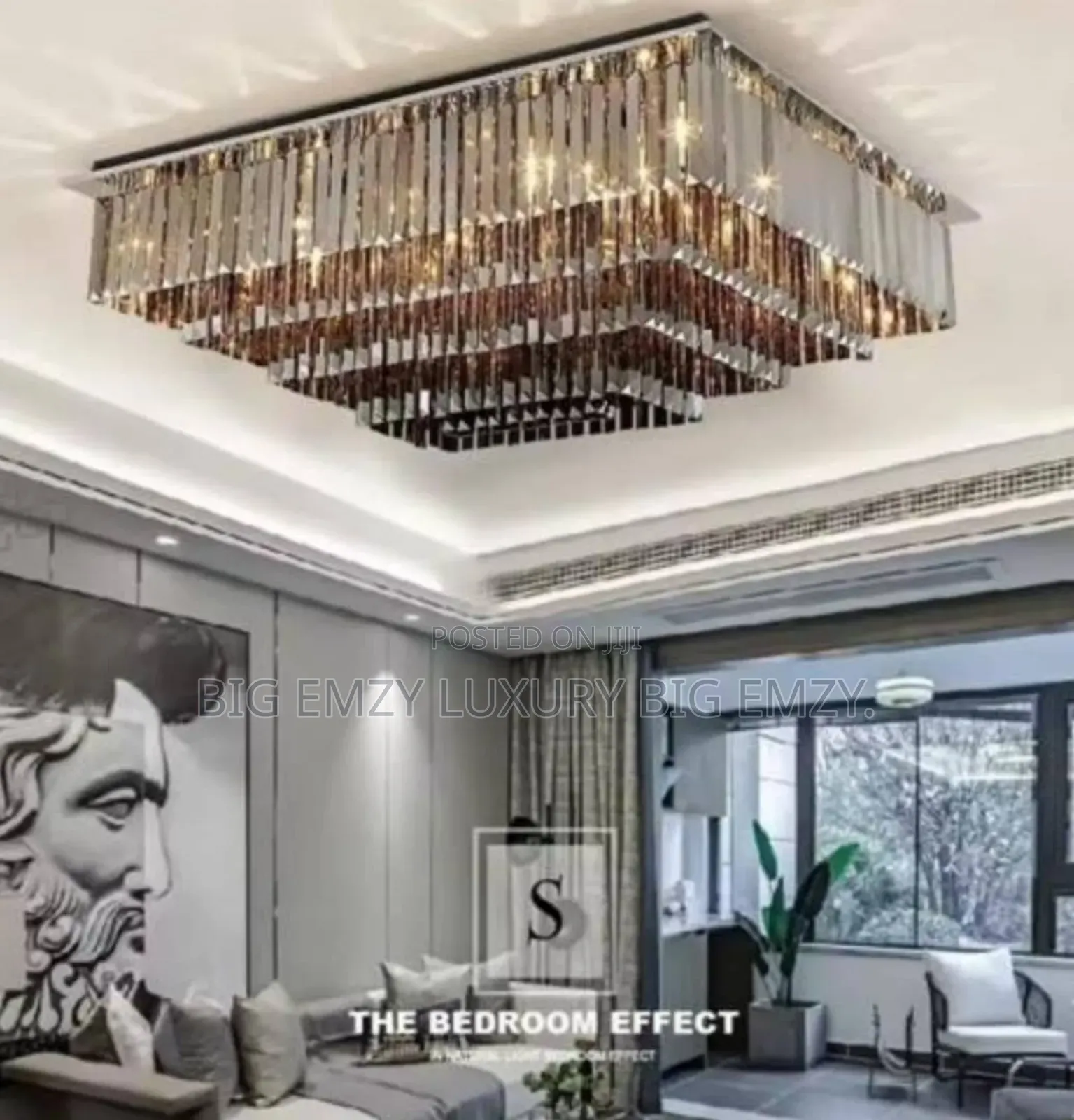 Living Room Crystal Ceiling Chandelier Lights.