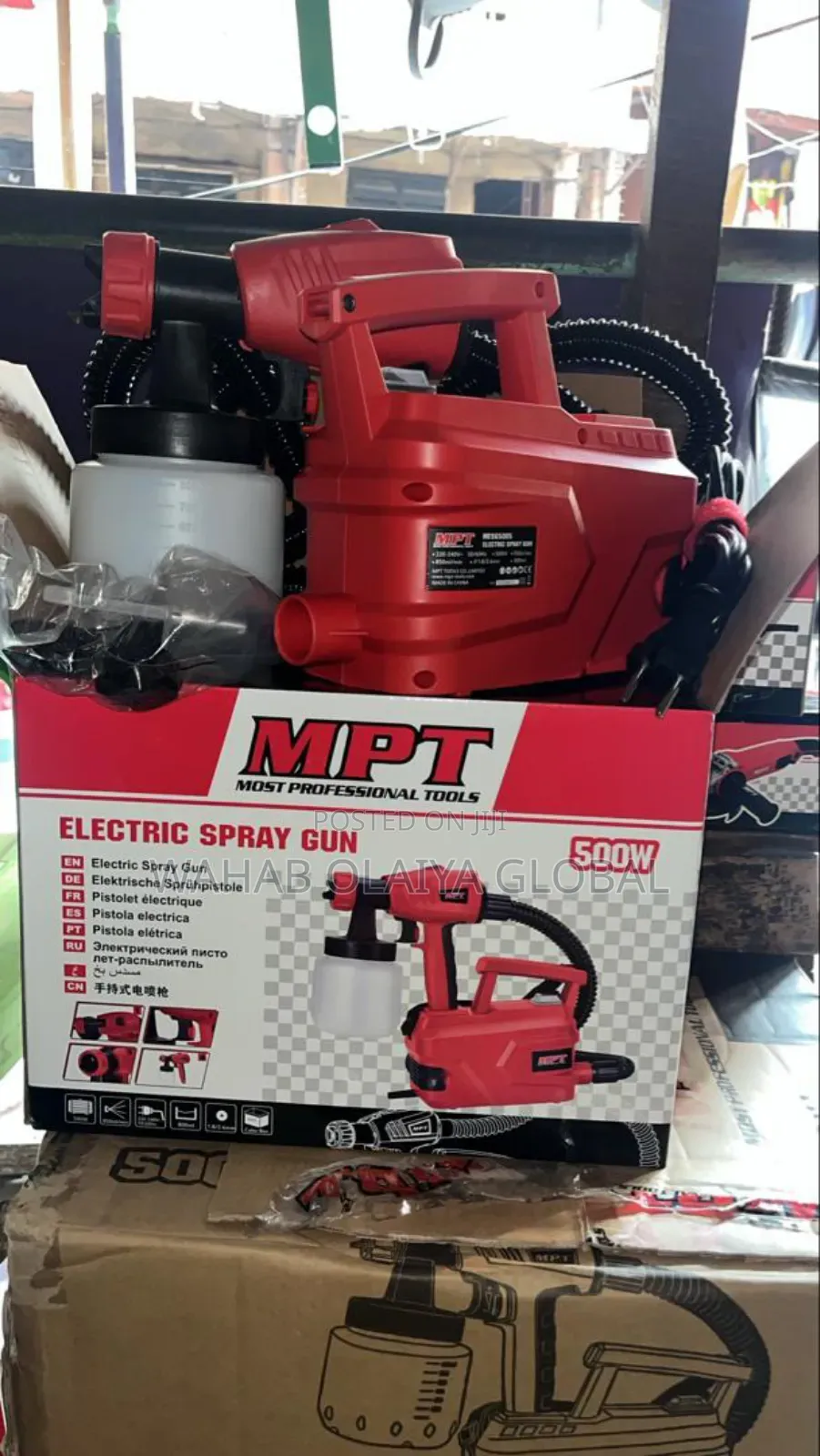MPT Electric Spray Gun 500w – Efficient Paint Sprayer Machine
